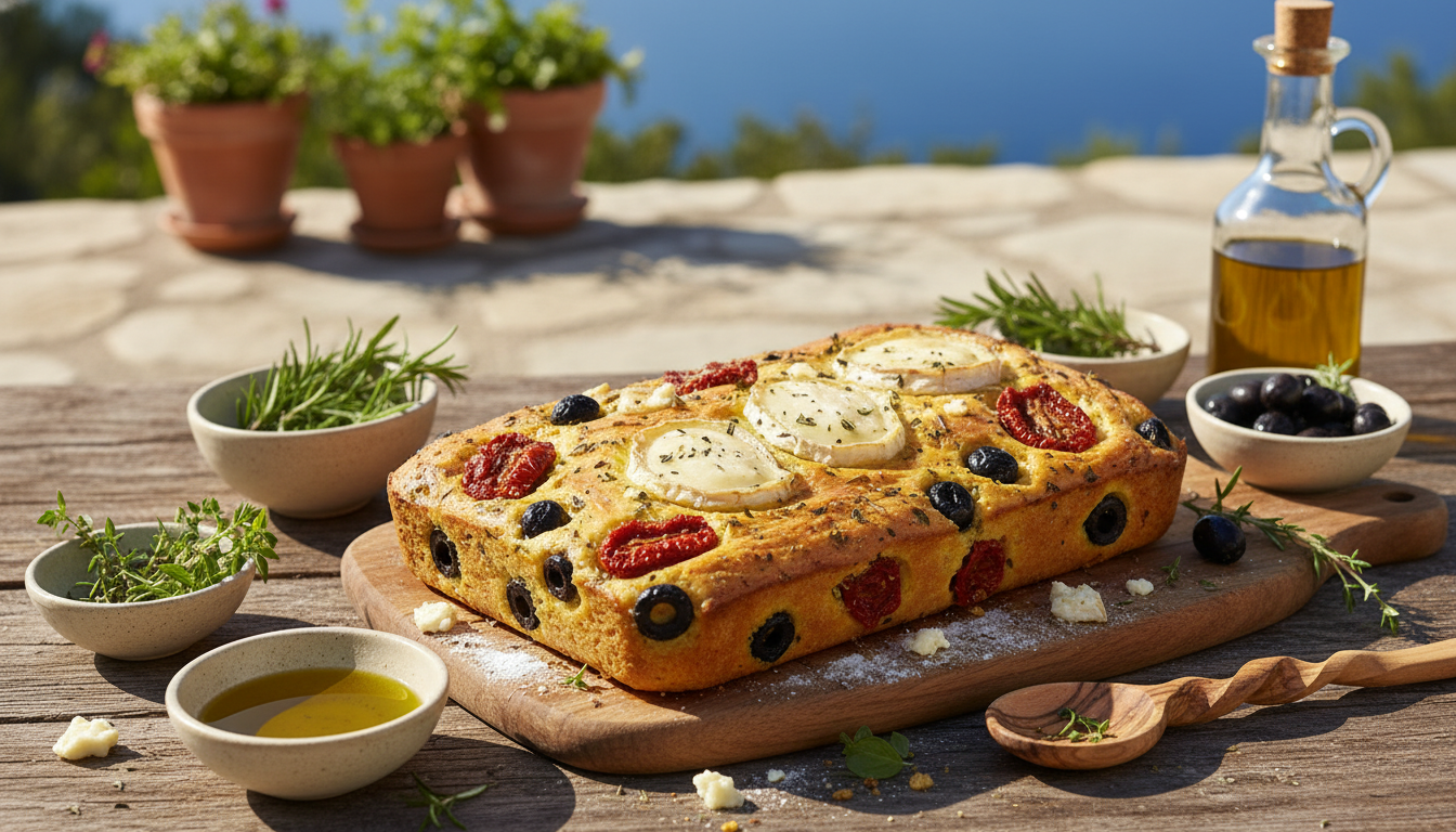 découvrez la recette gourmande du cake provençal au chèvre frais, un délice savoureux et facile à réaliser pour toutes vos occasions.