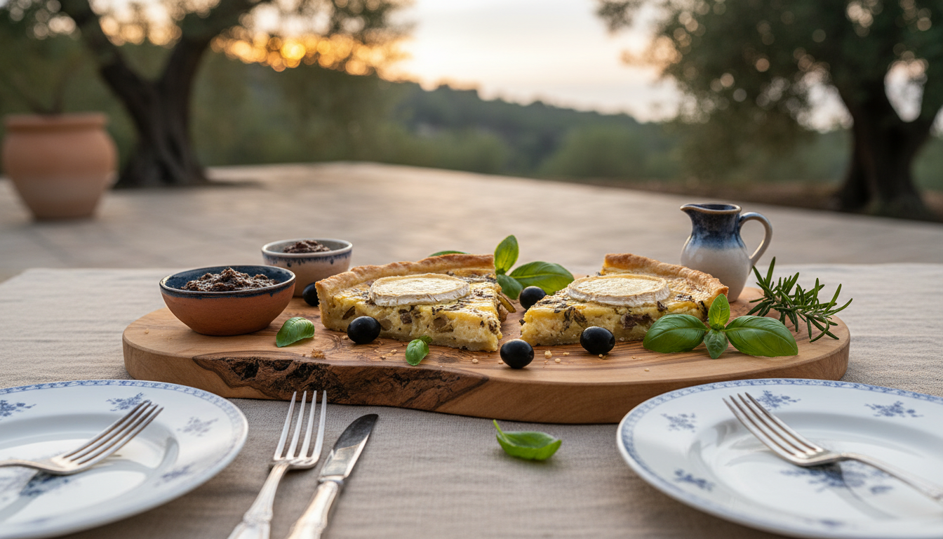 découvrez la recette gourmande du délicieux cake provençal au chèvre frais, parfait pour un repas savoureux et facile à préparer. ne manquez pas cette explosion de saveurs méditerranéennes !