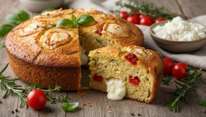 découvrez la recette gourmande du cake provençal au chèvre frais, moelleux et savoureux, idéale pour vos repas en famille ou entre amis.