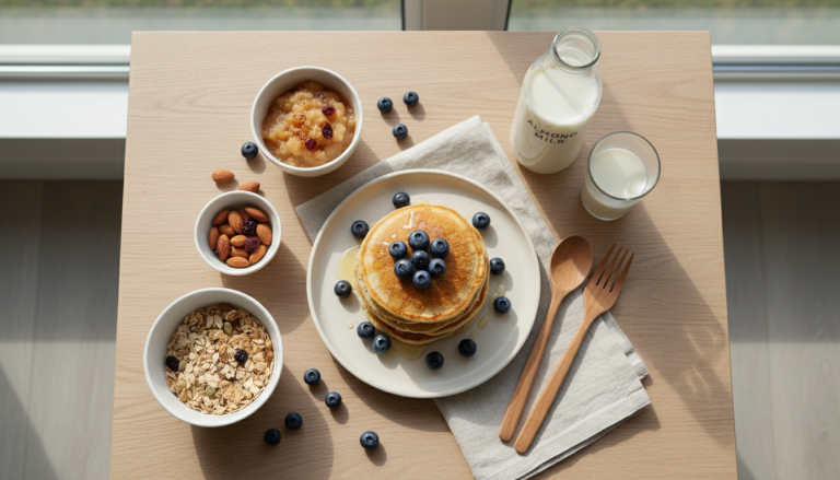 découvrez la recette detox parfaite pour bien démarrer la journée : des pancakes légers et délicieux aux myrtilles, rapides à préparer et pleins de saveurs.