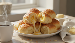 découvrez nos délicieux petits pains au fromage, parfaits pour un petit-déjeuner gourmand et énergisant. une recette simple pour bien commencer la journée !