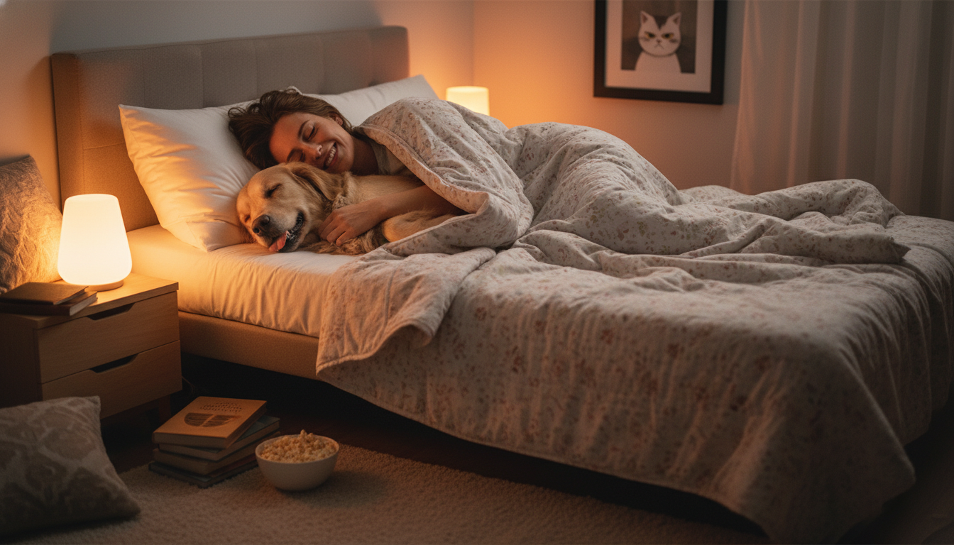 découvrez comment dormir avec votre animal de compagnie révèle 8 traits de personnalité selon la psychologie. explorez les liens uniques entre vous et votre compagnon.