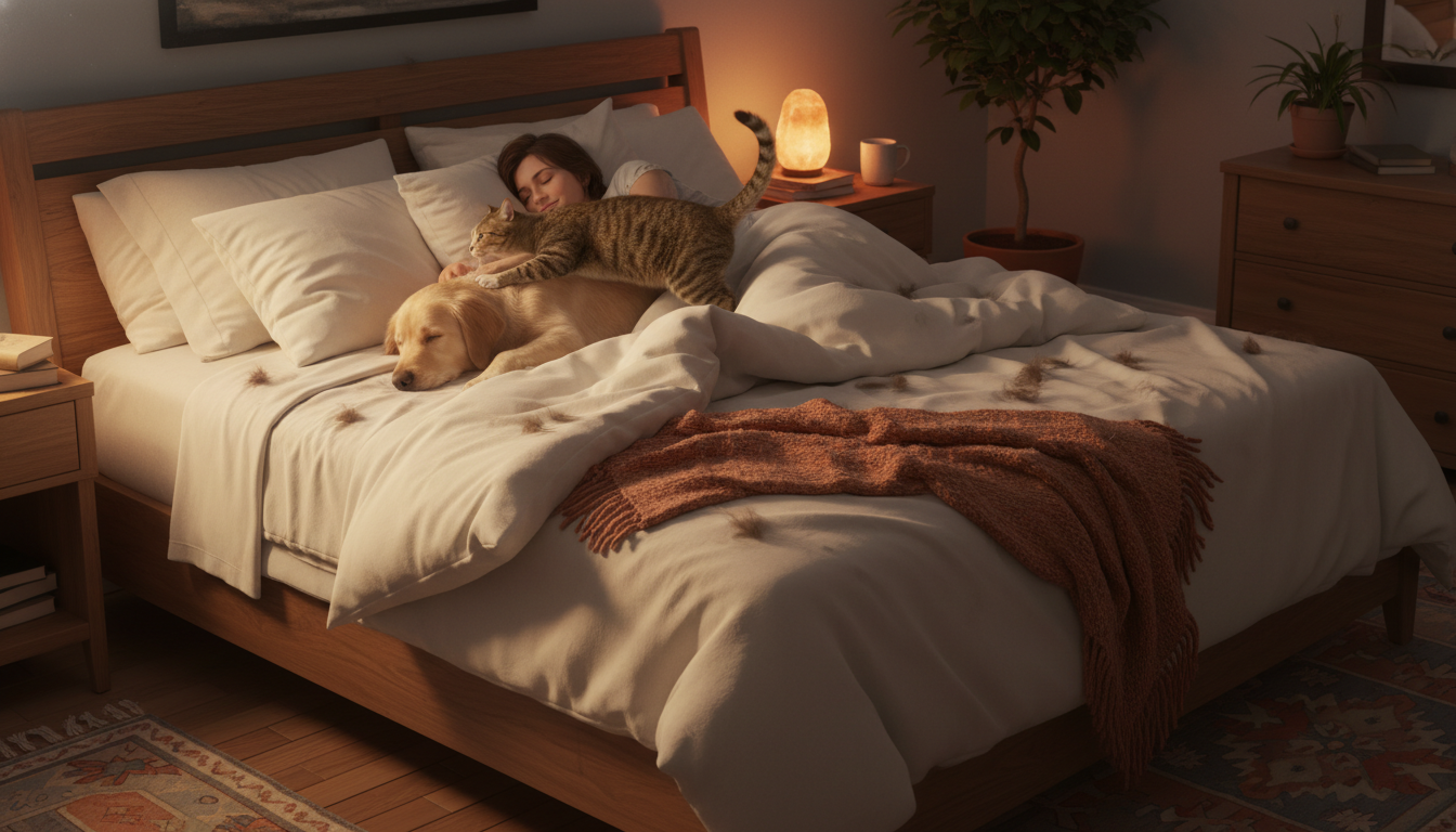 découvrez comment dormir avec votre animal de compagnie révèle 8 traits de personnalité surprenants grâce à la psychologie. comprenez mieux votre relation intime et ses implications.