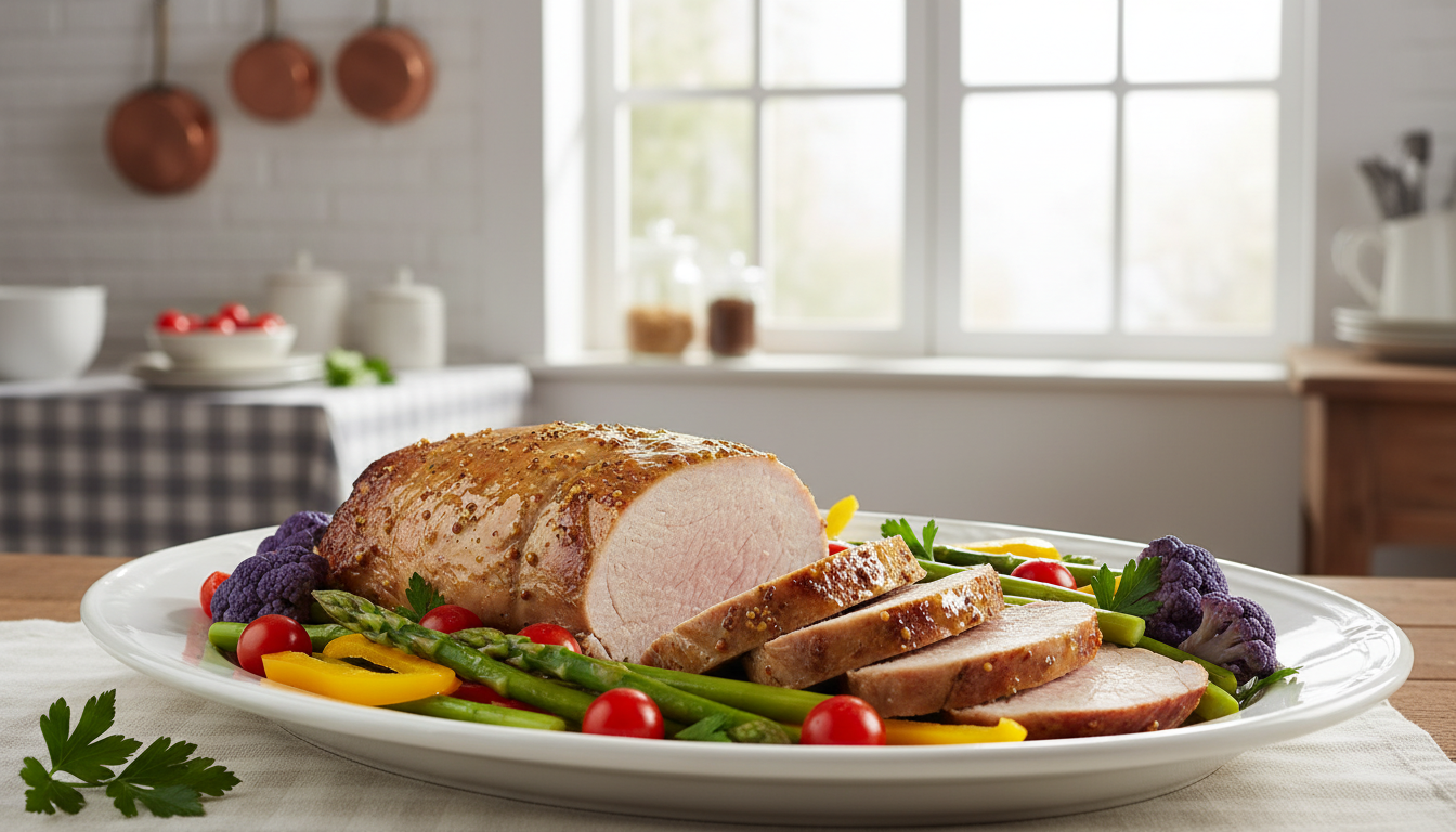 découvrez notre recette facile de filet mignon de porc au four, gourmande et légère, idéale pour un repas sain et savoureux en famille ou entre amis.