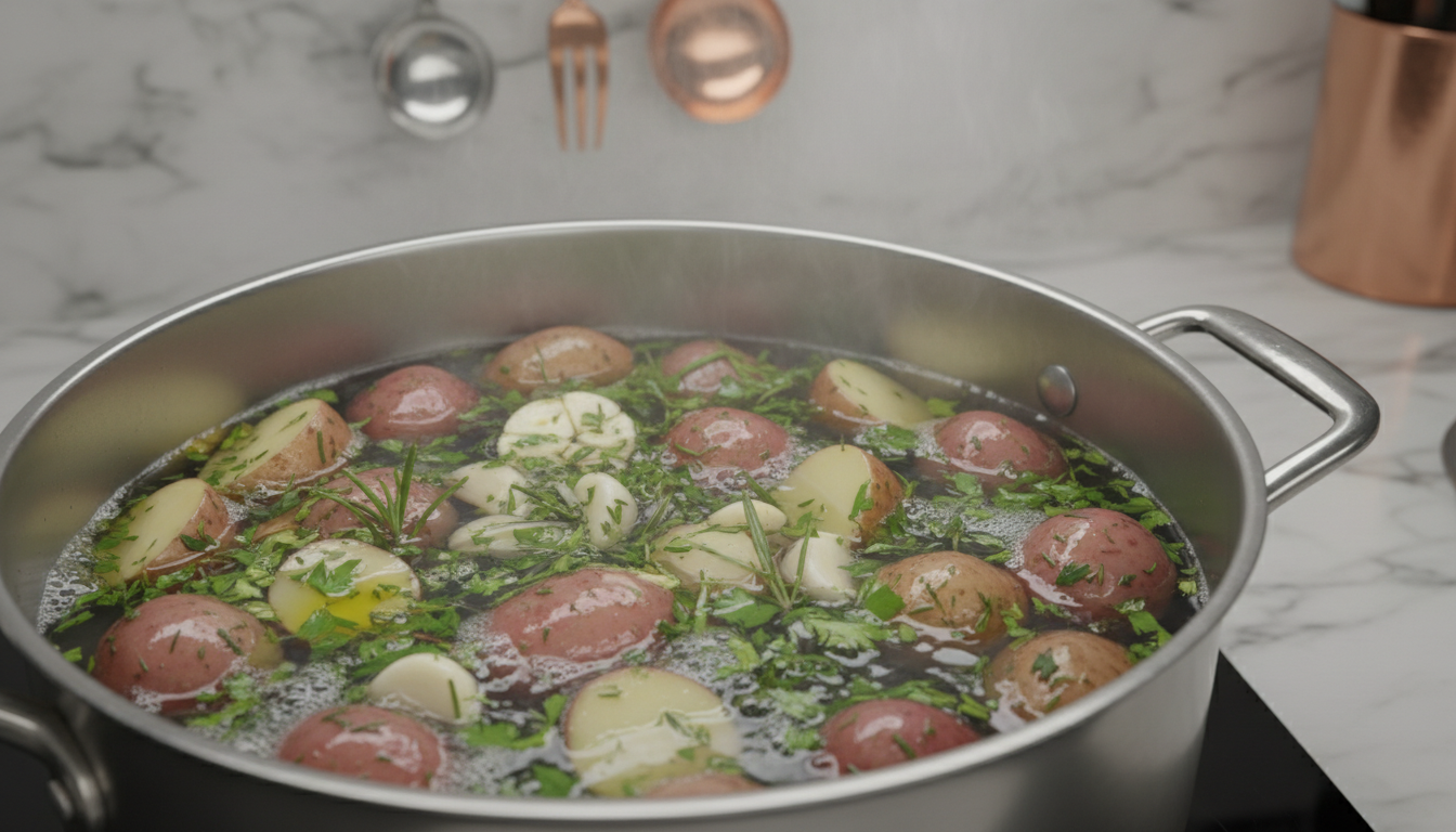 découvrez comment ajouter cet ingrédient secret aux pommes de terre en cuisson pour sublimer leurs saveurs, parfumer délicatement votre plat et obtenir une texture fondante irrésistible.