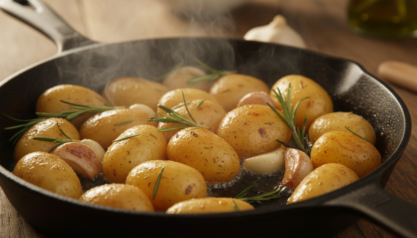 découvrez comment ajouter cet ingrédient aux pommes de terre en cuisson pour intensifier les saveurs, libérer un parfum envoûtant et obtenir une texture fondante irrésistible.