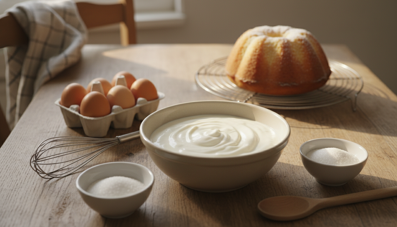 découvrez le secret pour un gâteau au yaourt ultra moelleux grâce à un ingrédient simple à intégrer dans votre recette. facile, rapide et délicieux, transformez vos pâtisseries maison !