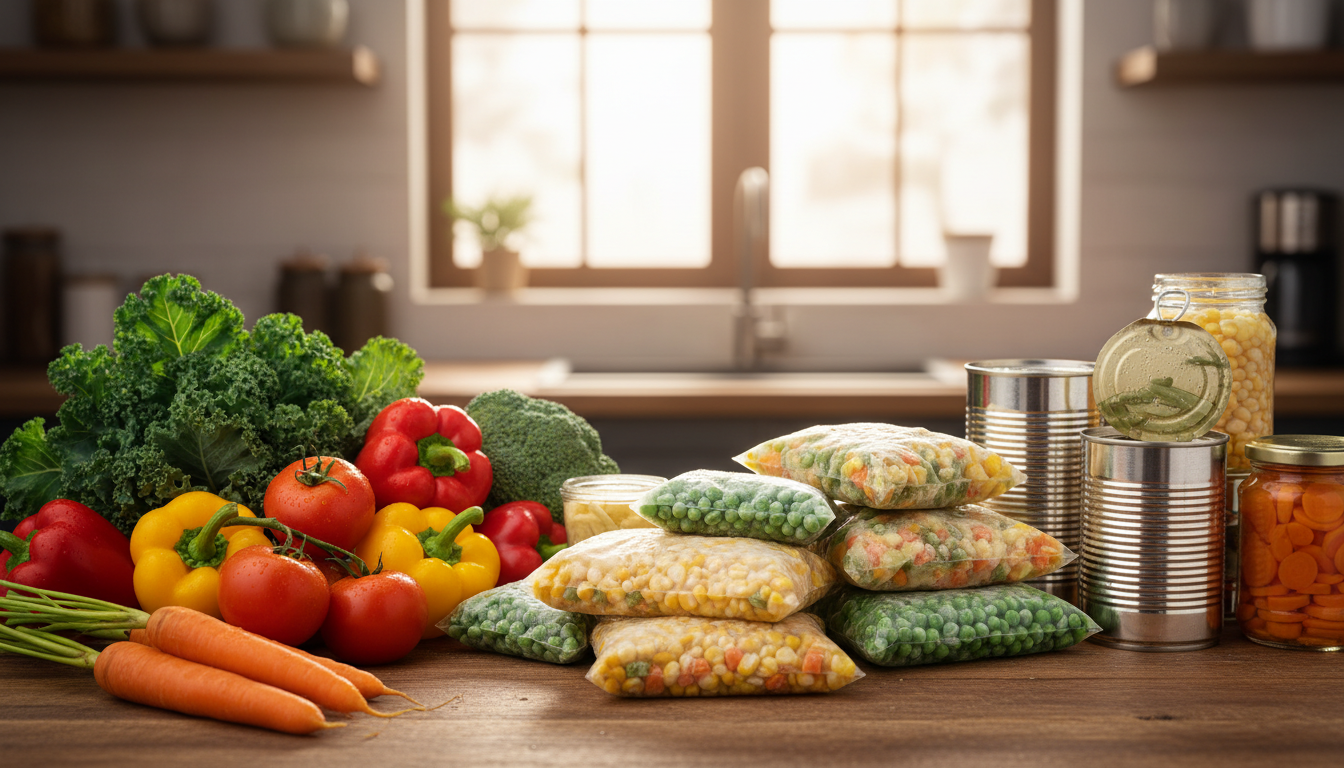 découvrez comment choisir entre légumes frais, surgelés ou en conserve pour allier saveurs, qualité nutritionnelle et praticité dans votre cuisine au quotidien.