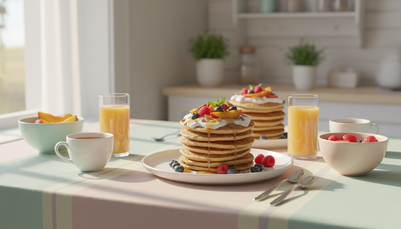 découvrez notre recette simple de pancakes légers et gourmands, parfaits pour un petit-déjeuner sain et savoureux. faciles à préparer, ils raviront toute la famille dès le matin.