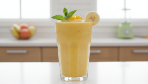 découvrez une recette facile de smoothie glacé léger à la mangue et à la banane, idéal pour un plaisir fruité et rafraîchissant à tout moment de la journée.