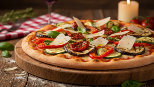 découvrez une recette gourmande et colorée de pizza aux légumes marinés, sublimée par le goût authentique du parmigiano reggiano. un délice savoureux à partager en toute convivialité.
