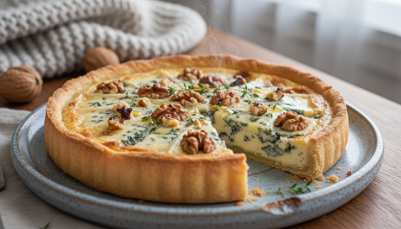 découvrez la recette gourmande de la tarte au bleu, une explosion de saveurs fromagères idéale pour un repas convivial et plein de caractère.