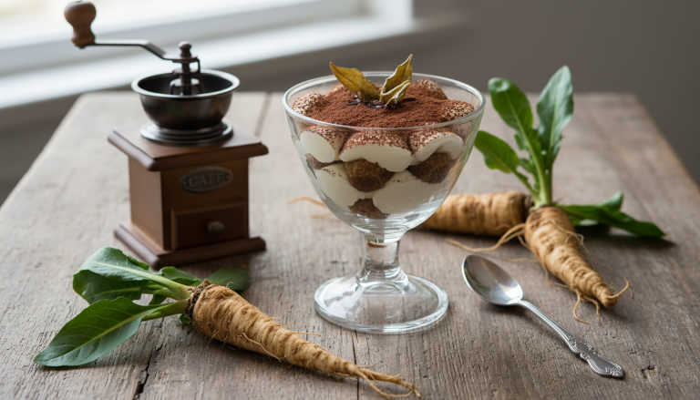 découvrez la recette légère et gourmande du tiramisu à la chicorée, une délicieuse alternative originale pour vos desserts.