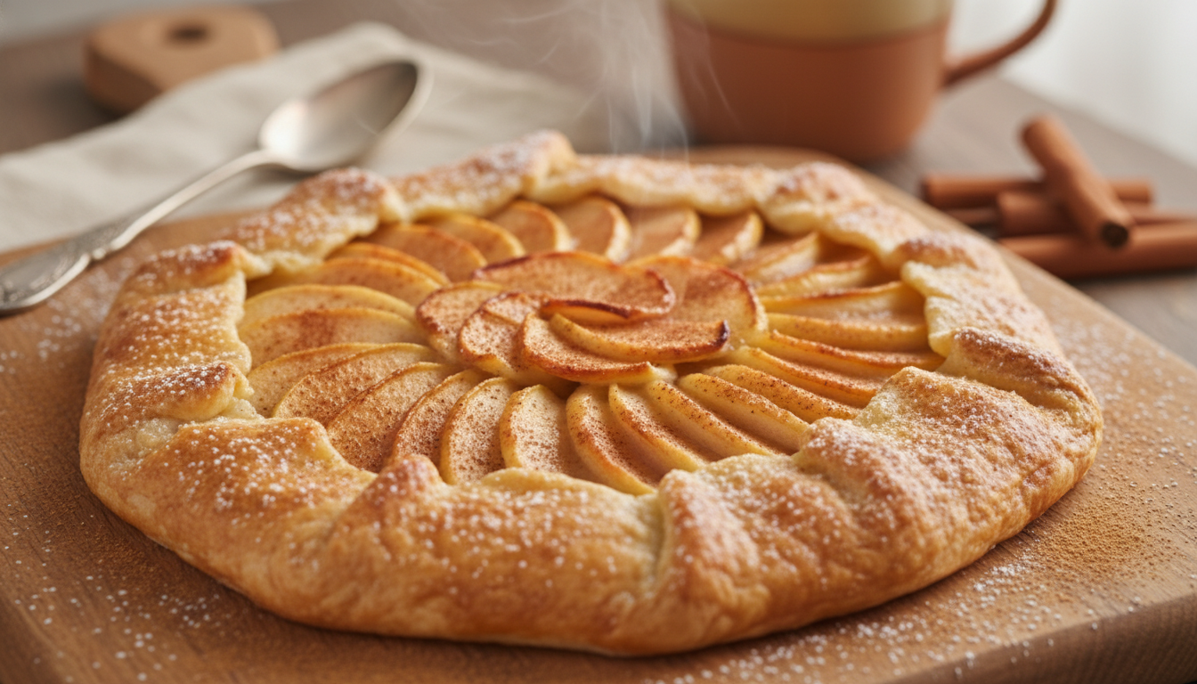 découvrez une galette irrésistible sans frangipane, garnie d'un cœur fondant aux pommes. une recette gourmande et originale qui ravira vos papilles.