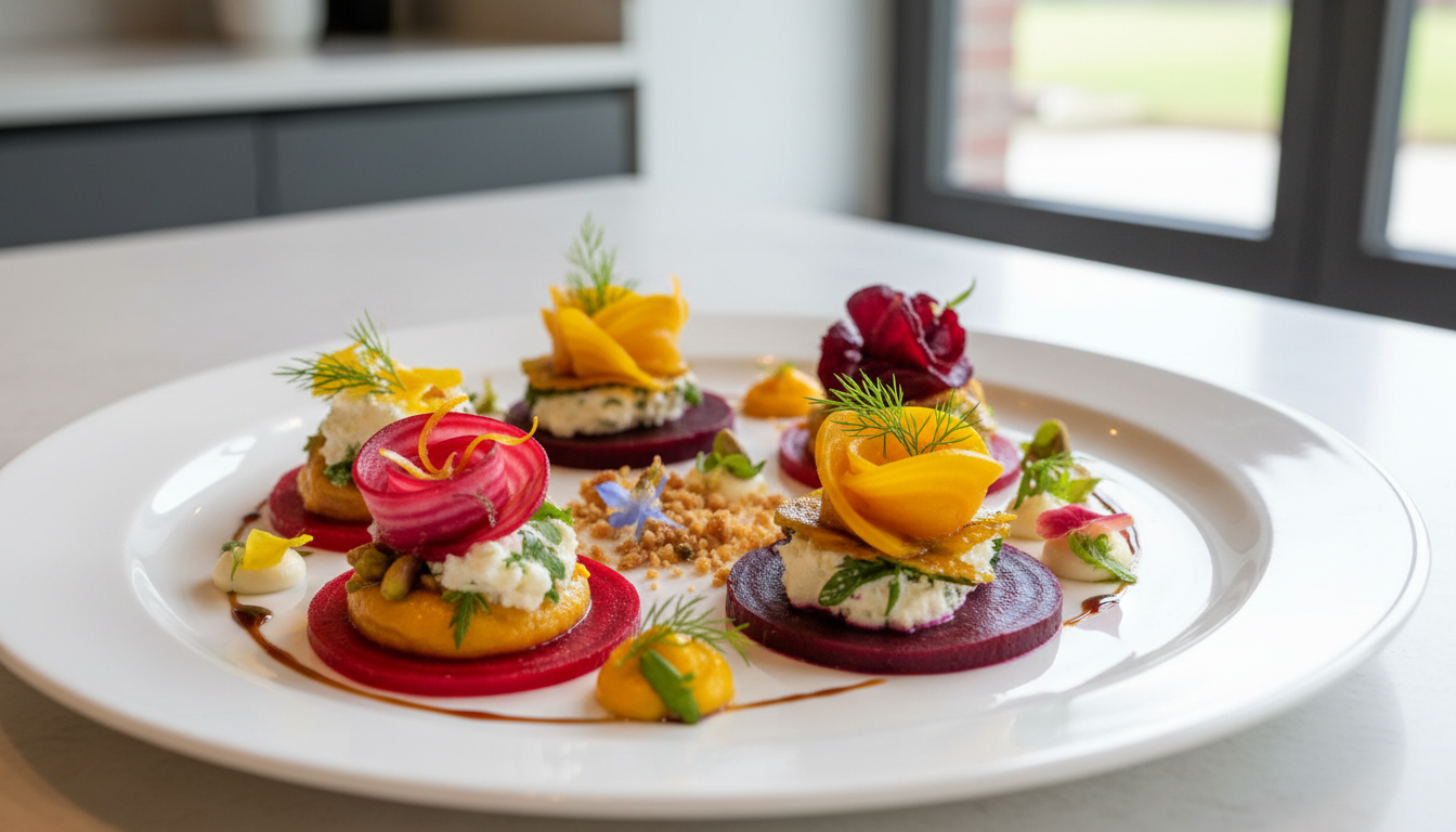 découvrez des bouchées apéritives à base de betteraves, colorées, fraîches et élégantes, pour sublimer vos repas comme les plus grands chefs.