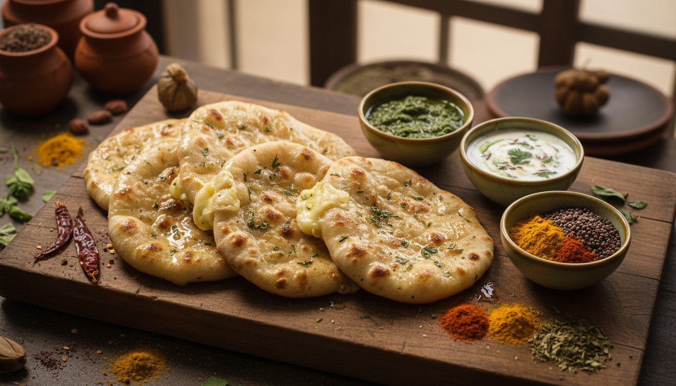 découvrez notre recette facile et rapide du cheese naan, un pain au fromage maison moelleux et savoureux, parfait pour accompagner tous vos plats ou à déguster seul.