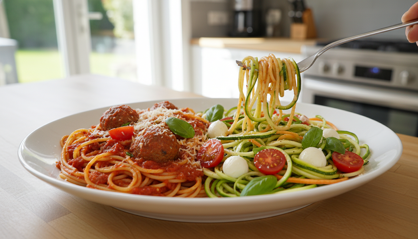 découvrez une méthode simple et efficace pour réduire de moitié les calories de vos pâtes sans renoncer à la quantité. astuce pratique pour savourer vos plats préférés tout en mangeant léger.