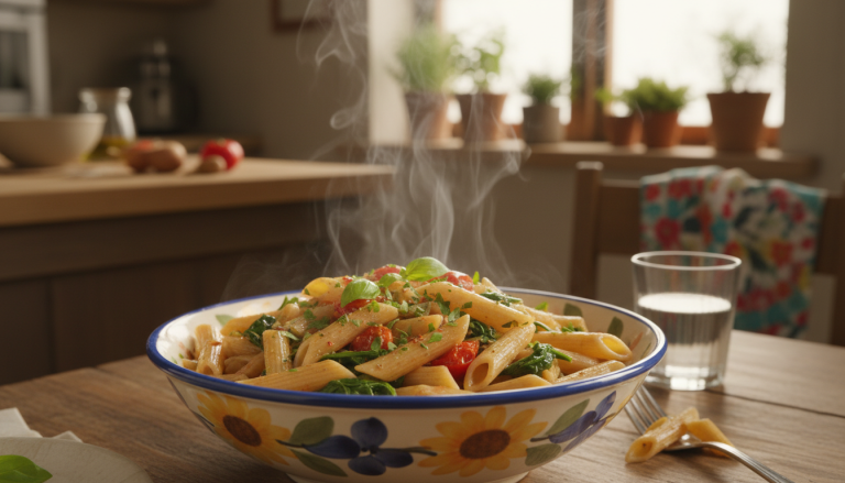 découvrez une méthode simple et efficace pour réduire de moitié les calories de vos pâtes sans changer la taille de la portion, idéale pour manger équilibré tout en se faisant plaisir.
