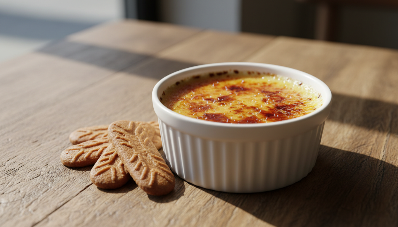 découvrez notre recette facile et rapide de crème brûlée légère au spéculoos, un dessert gourmand parfait pour régaler vos papilles sans culpabilité.