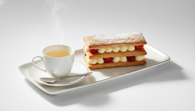 découvrez la recette gourmande du mille-feuille à la crème pâtissière légère, un délice croquant alliant texture et douceur pour un dessert parfait.