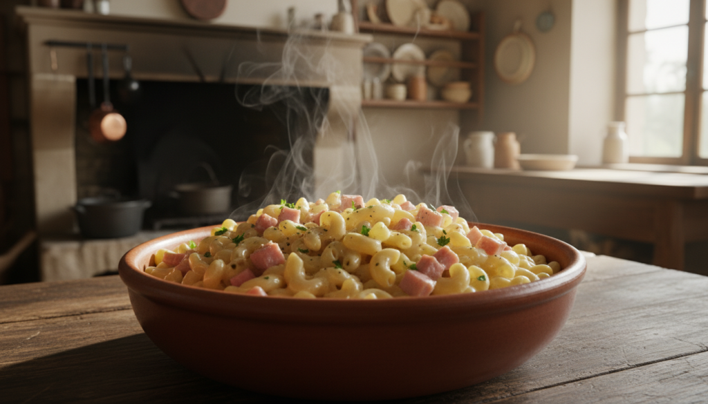 découvrez notre recette rapide et savoureuse de coquillettes au jambon, prête en seulement 20 minutes pour un repas délicieux et express.