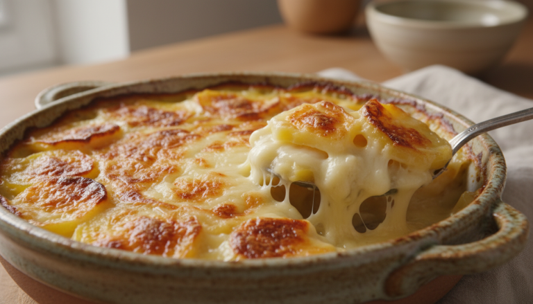 découvrez la recette incontournable du gratin de pommes de terre au camembert, un délice fondant qui ravira vos papilles à chaque bouchée.