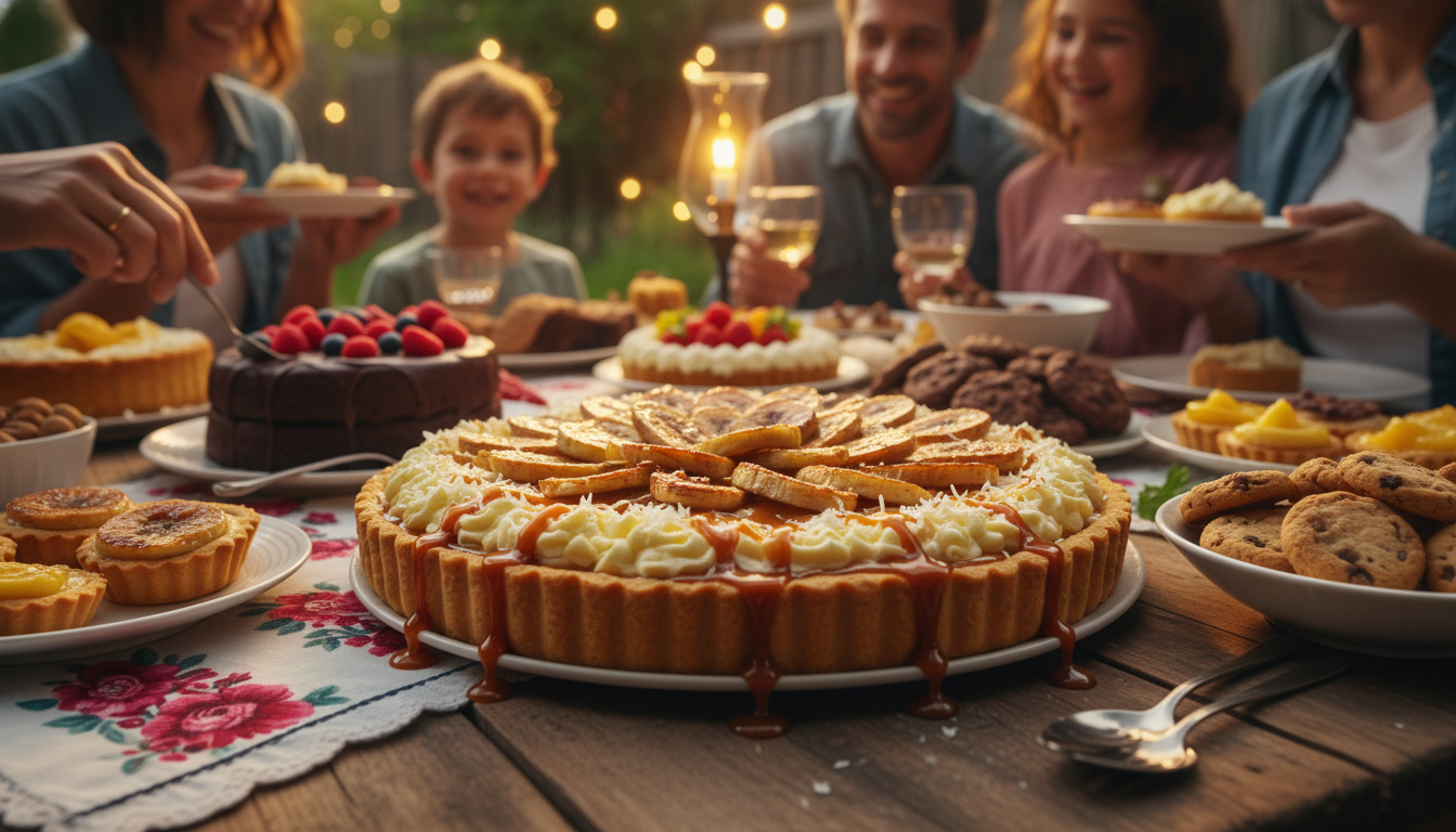 découvrez notre recette simple et rapide pour une tarte crémeuse à la banane, un délice léger parfait pour toutes les occasions.