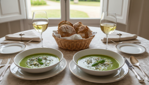 découvrez une recette simple et gourmande de soupe de courgettes onctueuse au bleu d’auvergne, parfaite pour régaler vos papilles avec une touche de caractère.