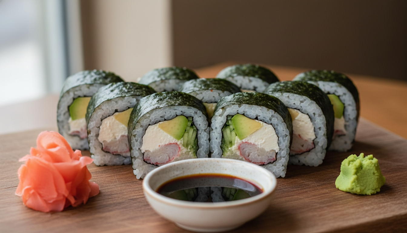 découvrez notre recette gourmande et inédite du california roll au fromage de brebis, une alliance parfaite de saveurs pour surprendre vos papilles.