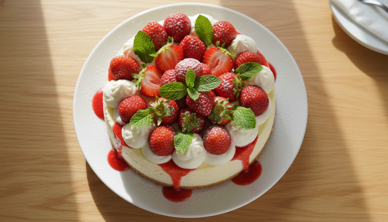 découvrez notre délicieuse recette de cheesecake gourmand aux fraises et fromage frais, facile à réaliser pour un dessert frais et savoureux qui ravira tous les palais.