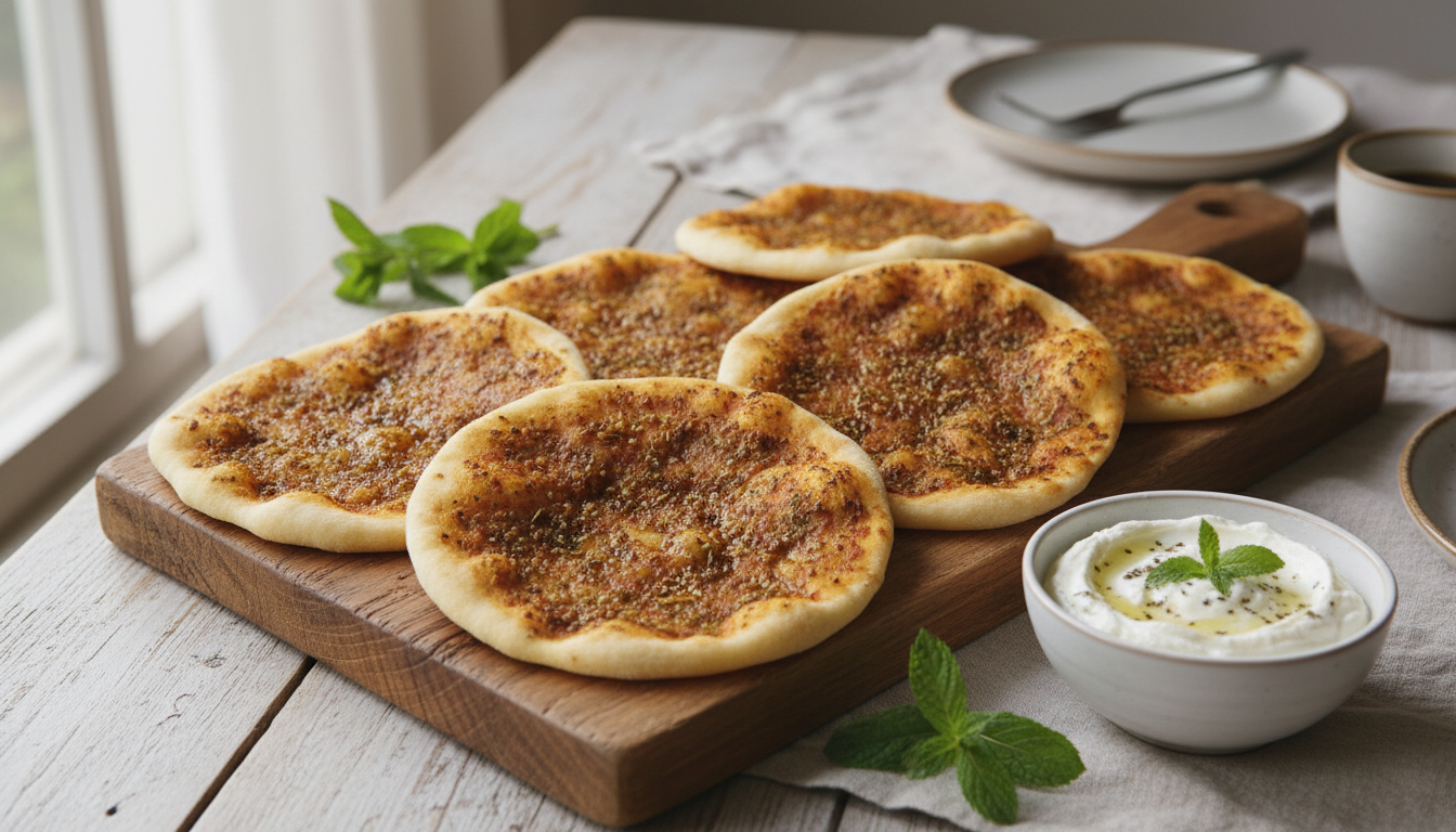 découvrez notre recette simple et savoureuse de pizza libanaise légère au zahtar, parfaite pour un repas gourmand et exotique.