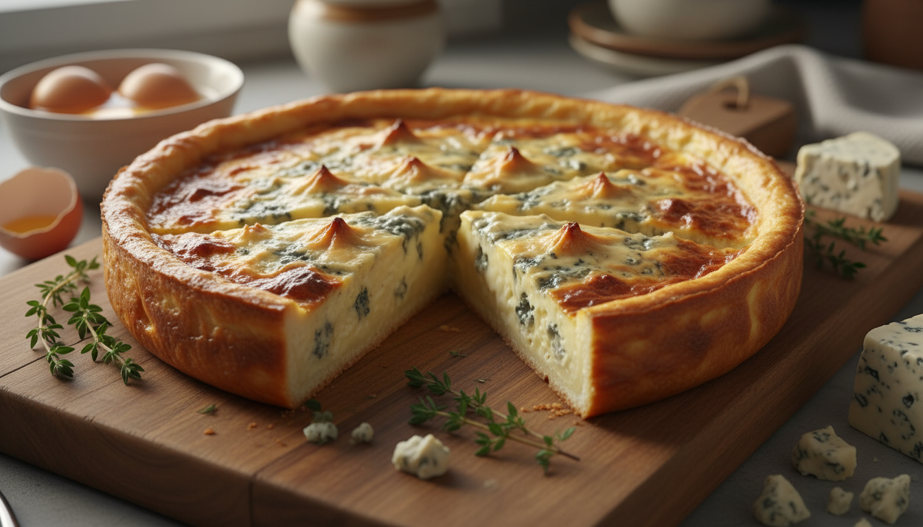 découvrez notre recette simple et gourmande de quiche sans pâte au bleu, parfaite pour un repas savoureux et léger à déguster en famille ou entre amis.