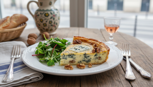 découvrez notre recette simple et gourmande de quiche sans pâte au bleu, idéale pour un repas savoureux et rapide à préparer.
