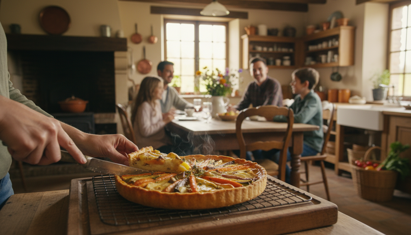 découvrez une délicieuse tarte aux légumes et fromage, une recette simple et savoureuse à préparer facilement pour un repas gourmand et équilibré.