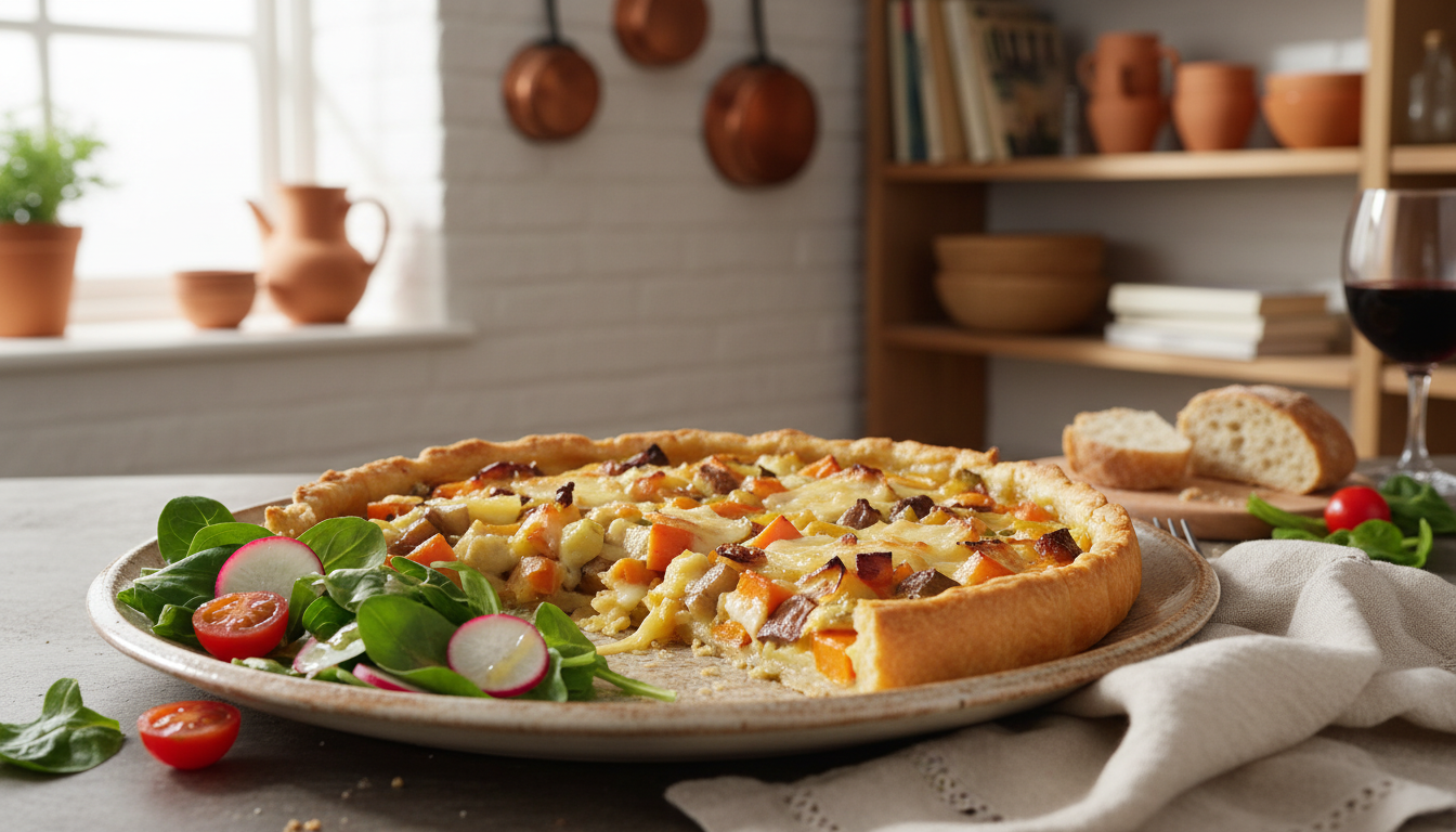 découvrez notre recette simple et savoureuse de tarte aux légumes et fromage, parfaite pour un repas gourmand et équilibré.