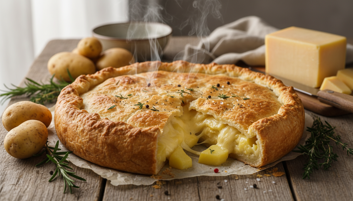 découvrez notre recette incontournable de tourte fondante aux pommes de terre et fromage, un plat délicieux et réconfortant parfait pour toutes les occasions.