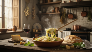 découvrez une recette savoureuse de pâtes au chou vert et fromage fondant, facile à préparer et parfaite pour un repas gourmand et réconfortant. à essayer absolument !