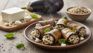 découvrez notre recette savoureuse de cannellonis d’aubergine farcis au quinoa et fromage frais, une alliance parfaite de textures et de saveurs pour un plat sain et gourmand.