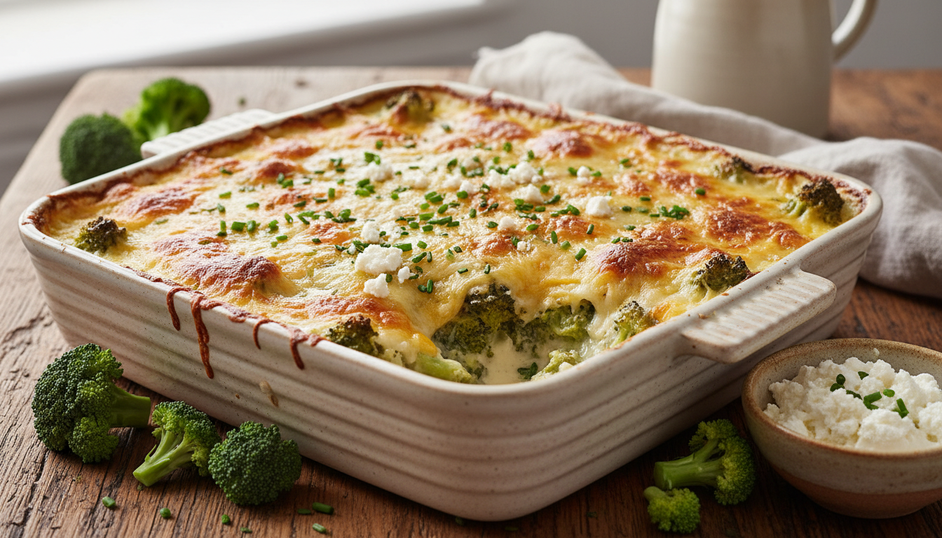 découvrez notre recette facile et gourmande de gratin de brocolis au fromage frais, un plat savoureux et réconfortant parfait pour toutes les occasions.