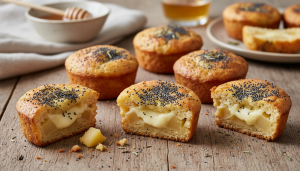 découvrez notre recette gourmande de mini-cakes au fromage, pommes croquantes et graines de pavot, parfaits pour une pause savoureuse et originale.