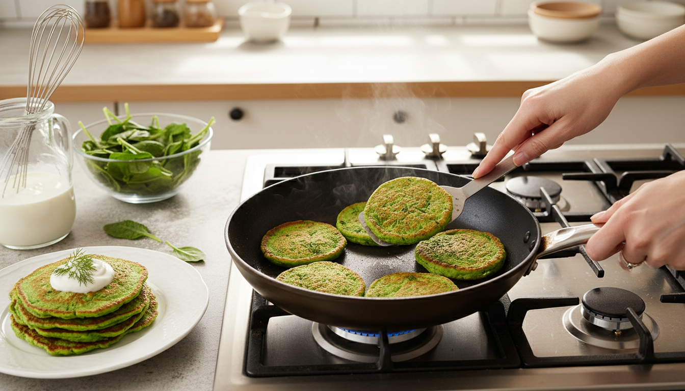 découvrez notre recette facile de pancakes légers aux épinards en boîte, une délicieuse astuce gourmande pour réduire le gaspillage alimentaire tout en régalant toute la famille.