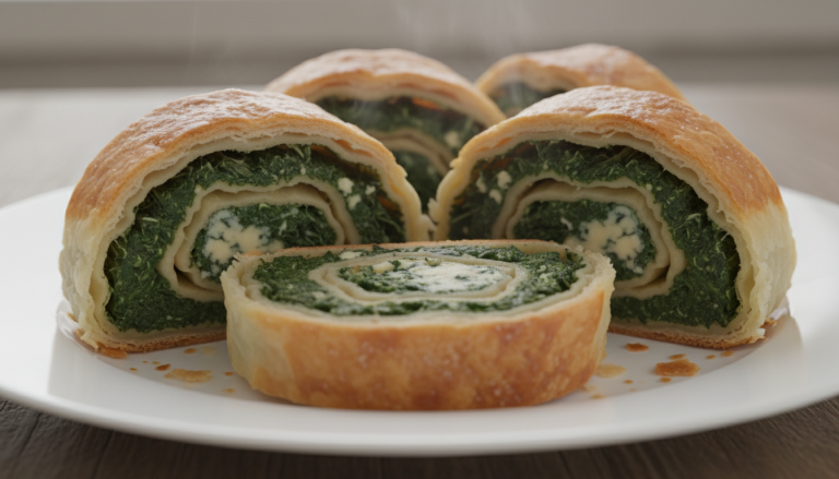 découvrez notre recette de roulé feuilleté léger aux épinards frais et roquefort fondant, une délicieuse combinaison parfaite pour un apéritif gourmand et savoureux.
