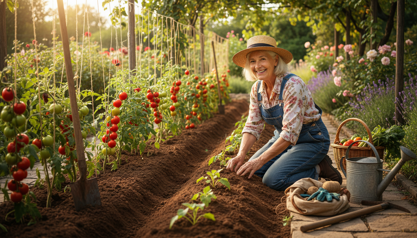 découvrez la méthode innovante d'un retraité pour planter les tomates en les enterrant jusqu'au cou, une technique simple qui a triplé ses récoltes en un seul été.