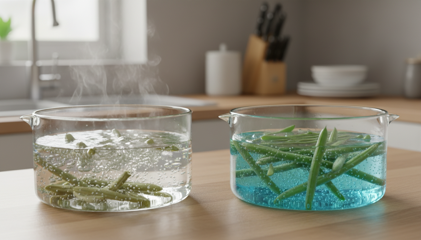 découvrez comment préserver la couleur éclatante de vos haricots en les cuisant non pas à l'eau, mais dans une boisson surprenante qui change tout.