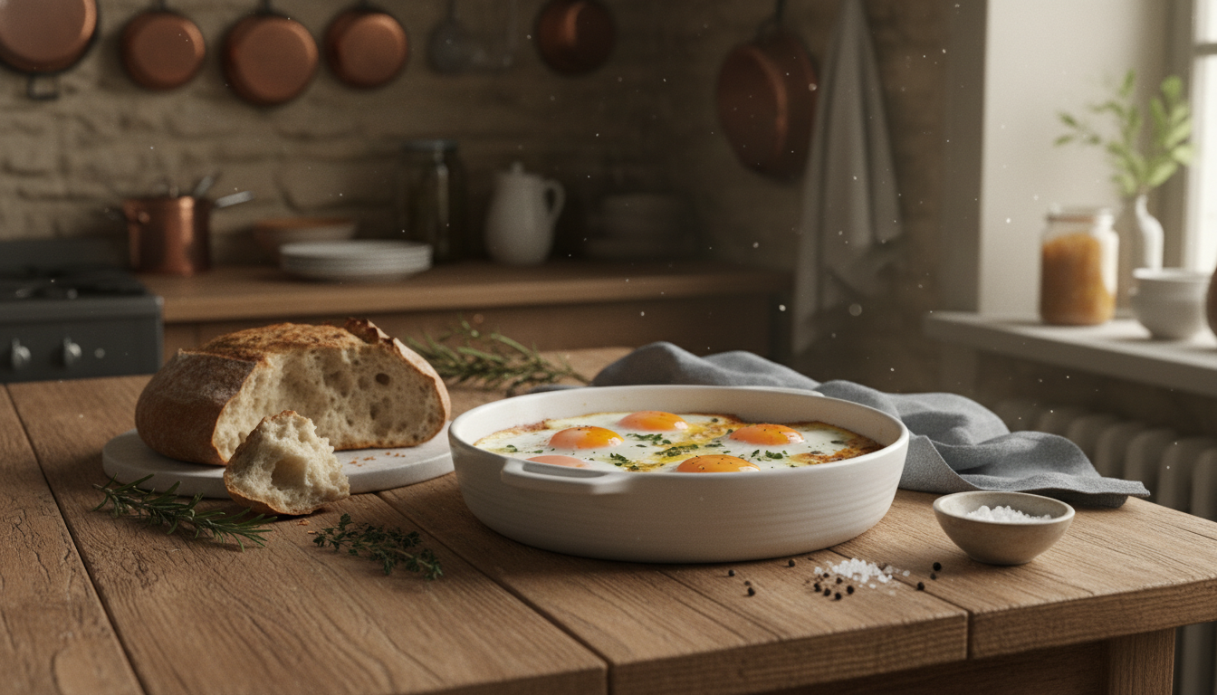 découvrez la méthode ancienne pour préparer des œufs au plat revisités, offrant une texture plus fondante et savoureuse qu'à la poêle classique.