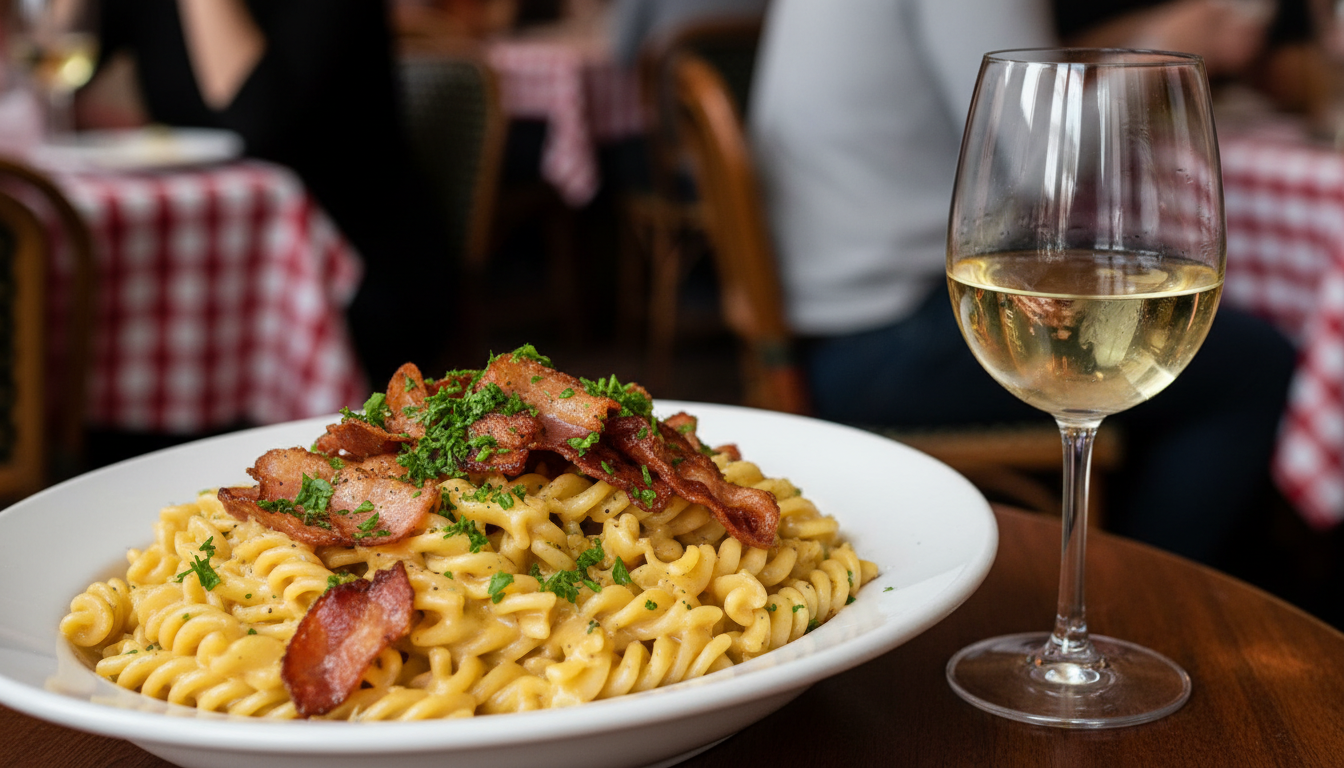 découvrez une recette originale de pâtes à la carbonara, sublimée par la douceur fondante du camembert pour une expérience gourmande et inédite.