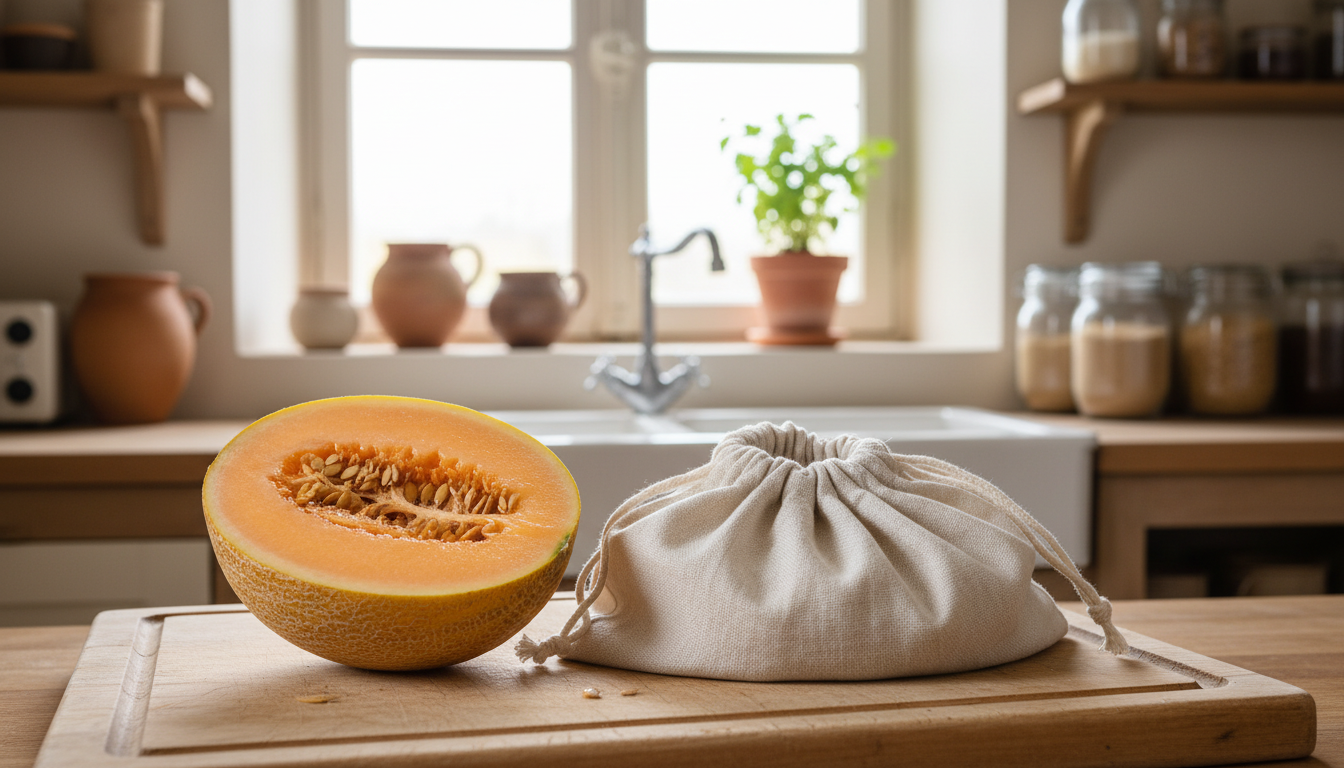 une chercheuse s'interroge sur l'intérêt des champignons et melons déjà découpés face au problème croissant du plastique dans l'alimentation, soulignant les enjeux environnementaux liés à leur usage.