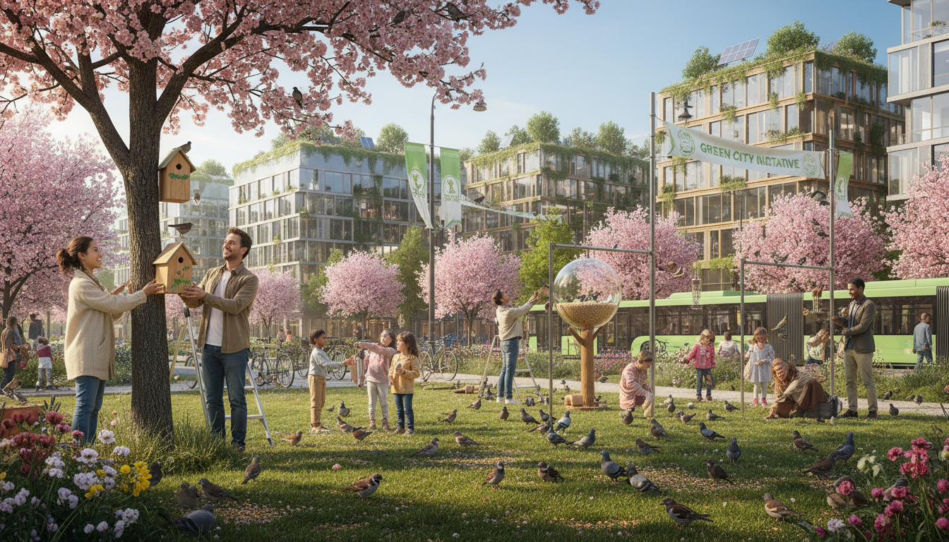 découvrez comment le printemps influence l'augmentation de la présence des oiseaux en milieu urbain et les raisons de leur adaptation à la vie citadine.