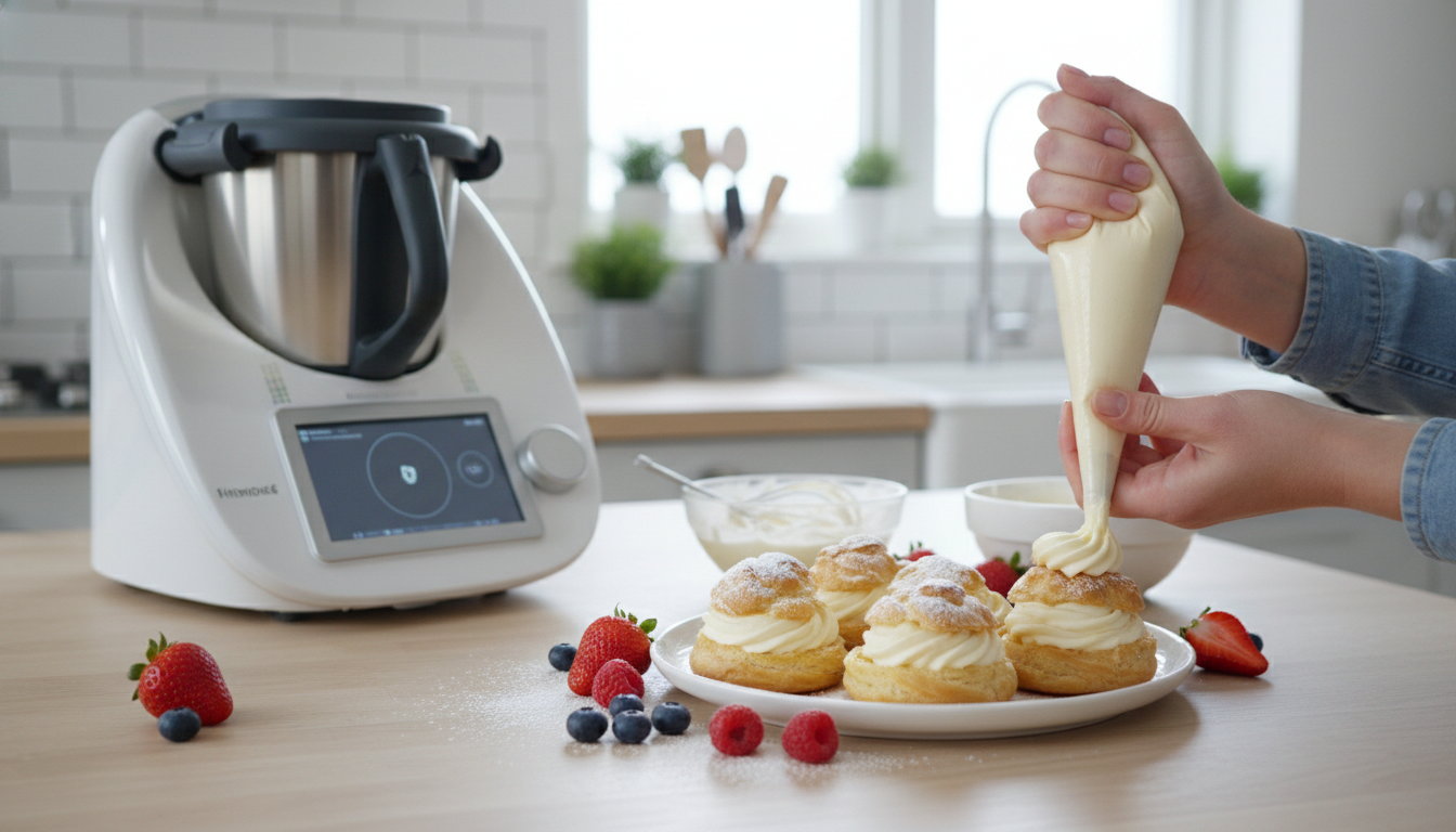 découvrez notre recette de profiteroles allégées au thermomix : savoureuses, légères et parfaites pour une pause gourmande saine et plaisir garanti.