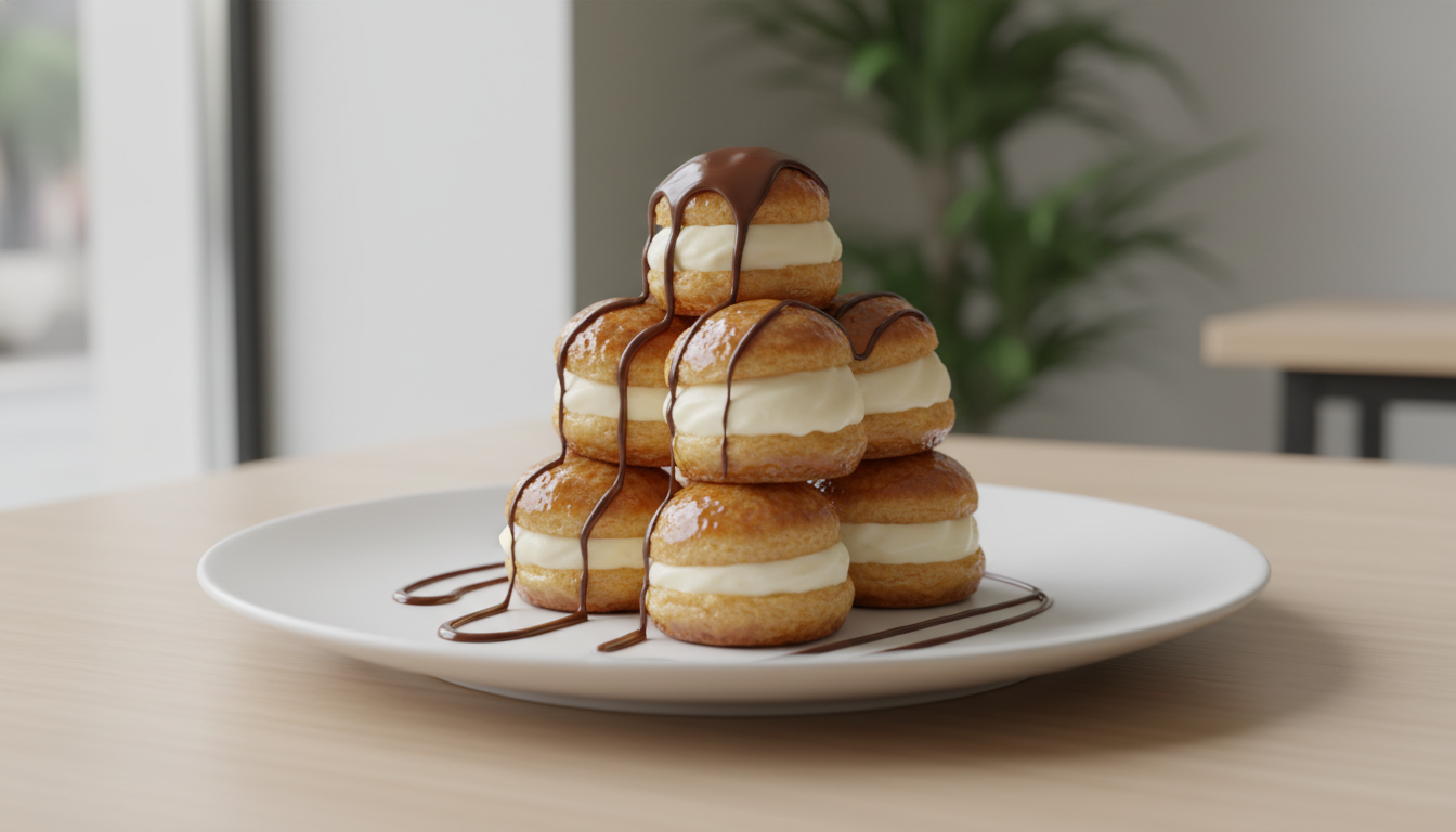 découvrez notre recette de profiteroles allégées au thermomix, alliant saveur et légèreté pour un dessert sain qui fait plaisir à toute la famille.